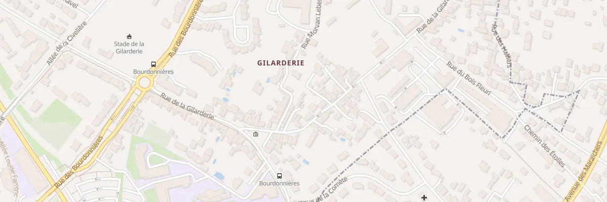 Plan du 163T Rue de la Gilarderie à Nantes
