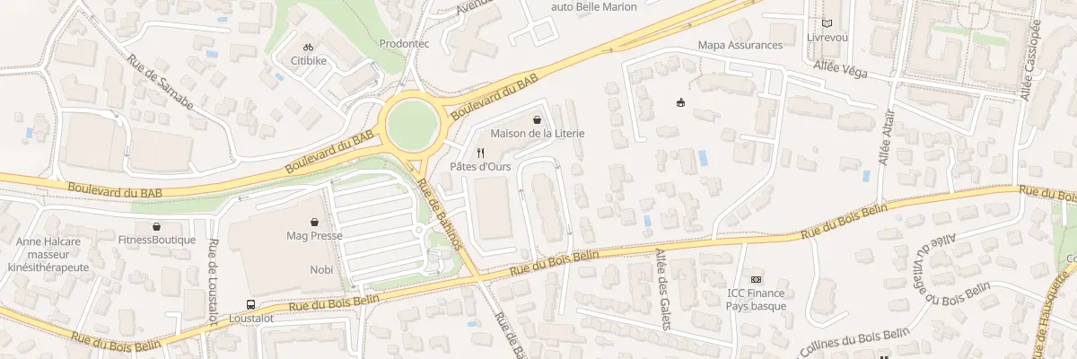 Plan du 57 Rue du Bois Belin à Anglet