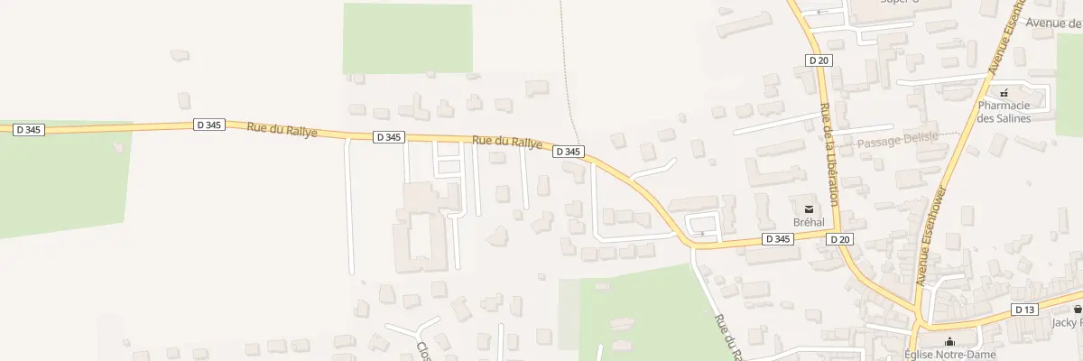 Plan du 17 Rue du Rallye à Bréhal