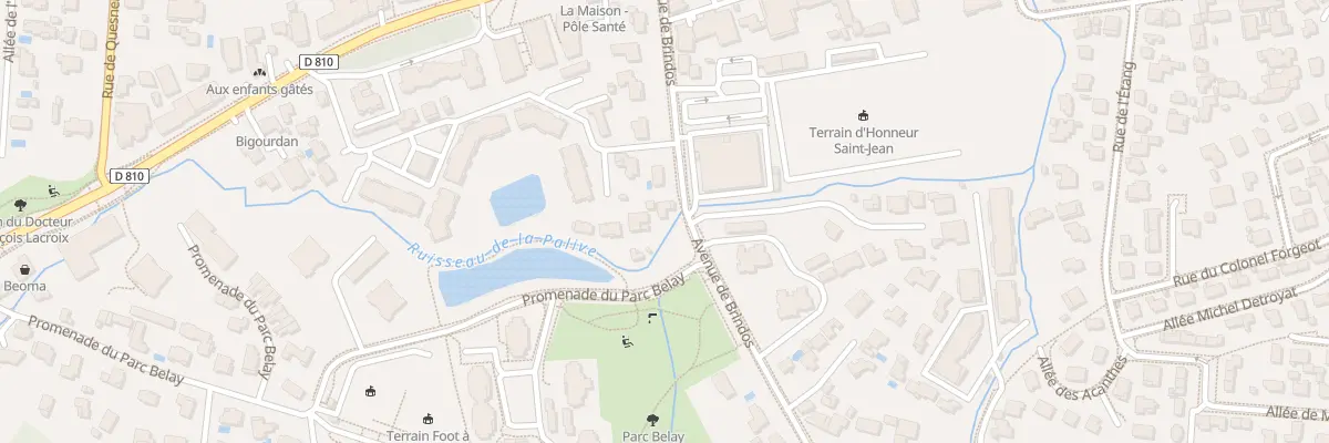 Plan du 18 Av de Brindos à Anglet