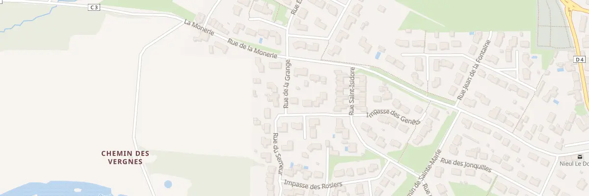 Plan du 1 Rue de la Grange à Nieul-le-Dolent