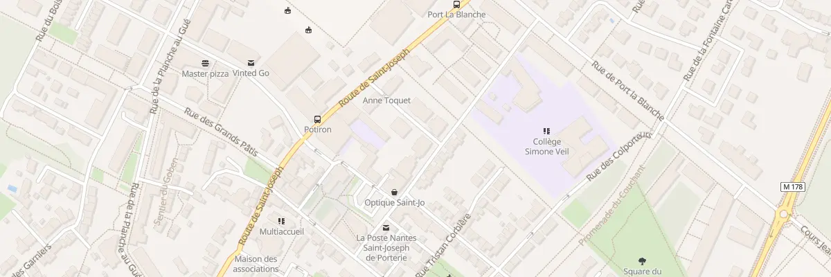 Plan du 2 Rue de l’Herminette à Nantes