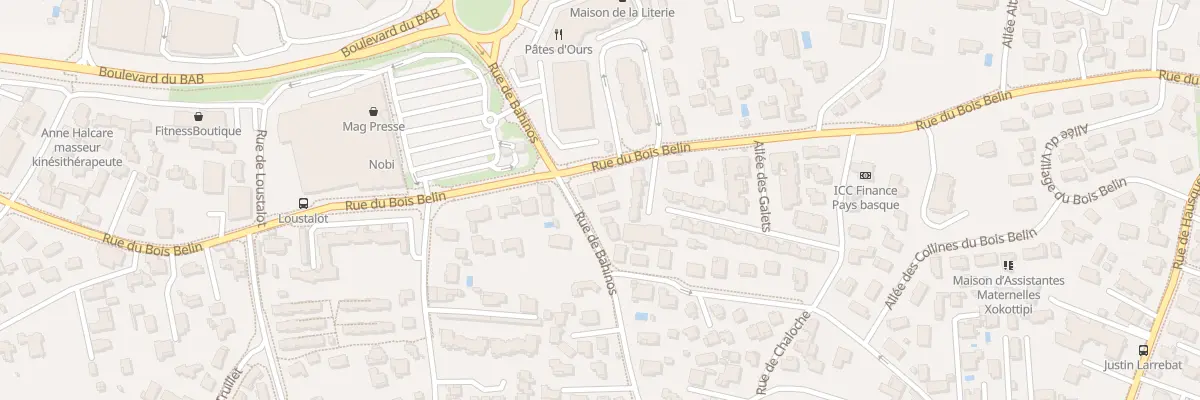 Plan du 62 Rue du Bois Belin à Anglet