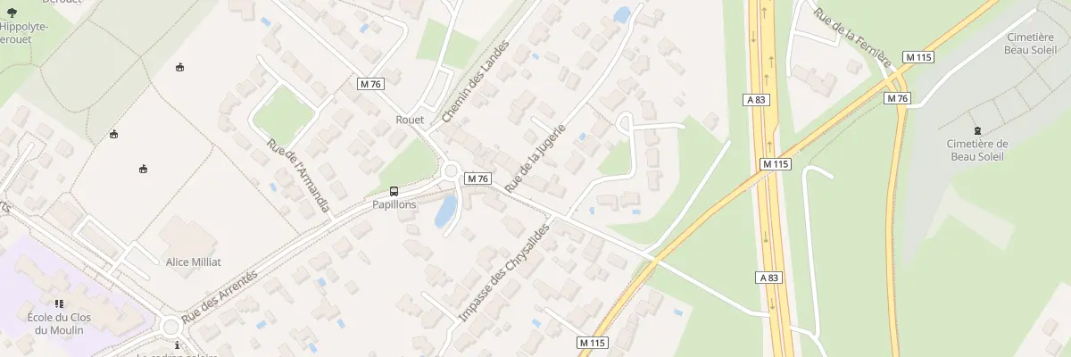 Plan du 59 Rue des Papillons aux Sorinières