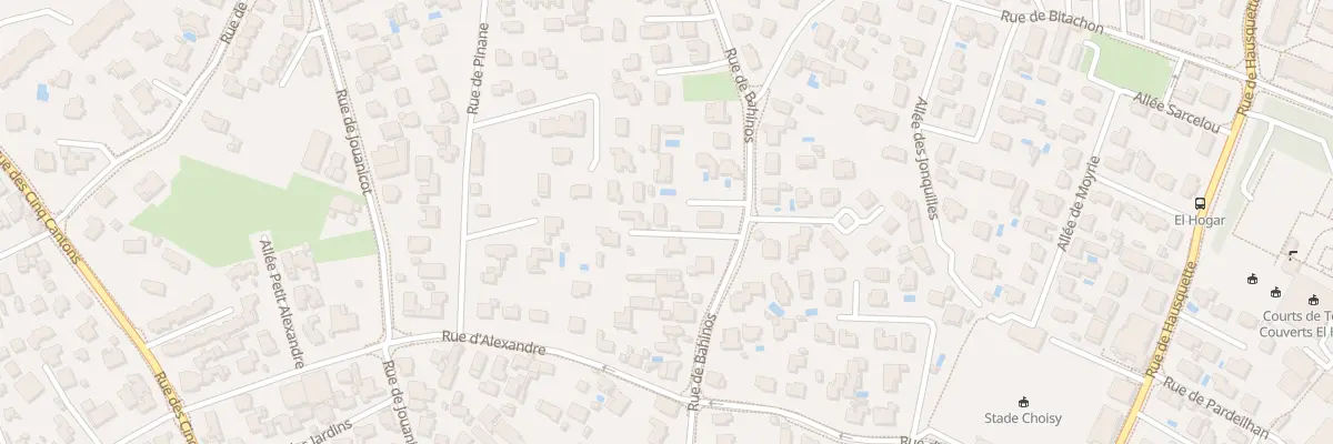 Plan du 41B Rue de Bahinos à Anglet