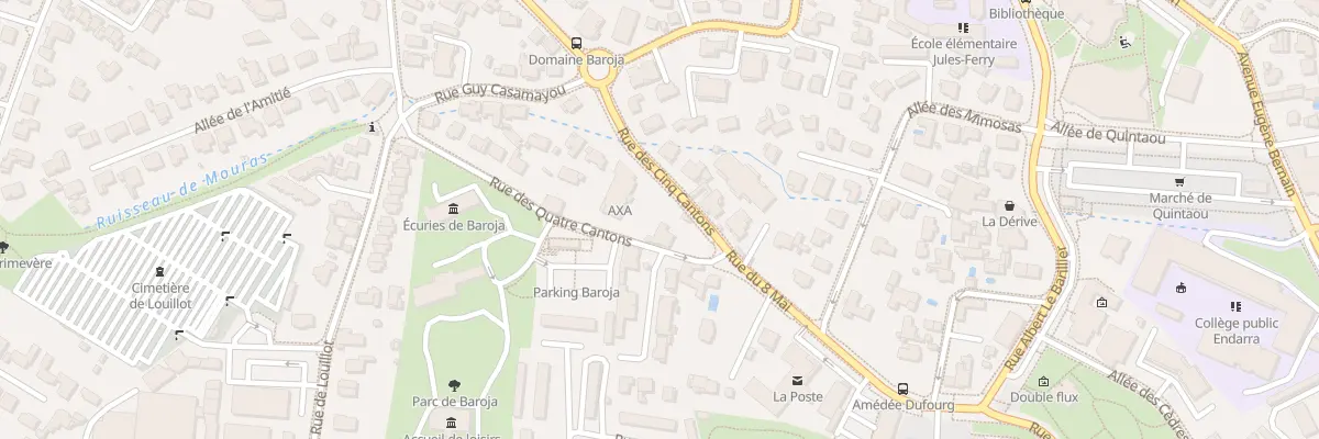 Plan du 1 Rue des Cinq Cantons à Anglet