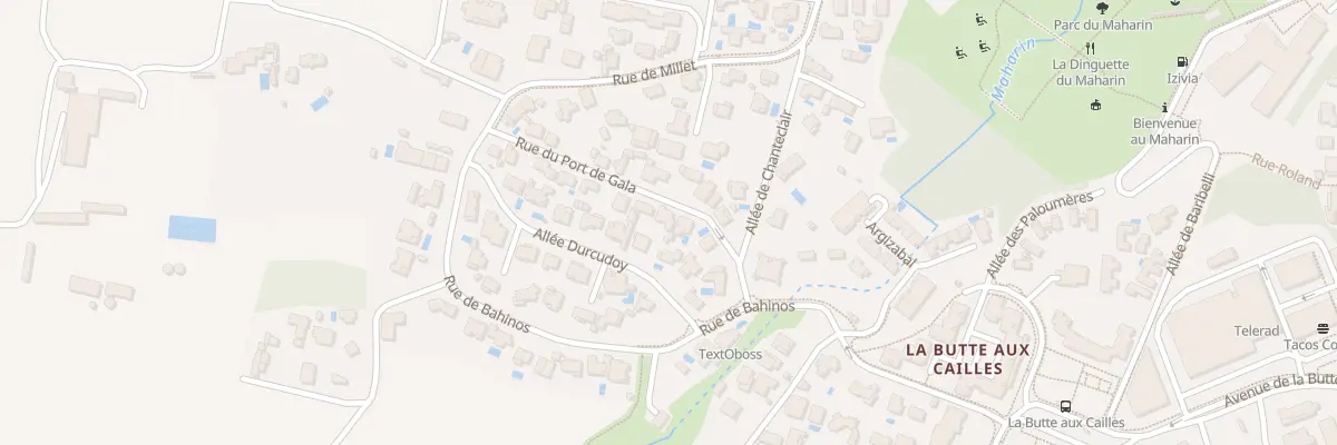 Plan du 3 Rue du Port de Gala à Anglet