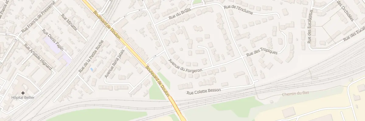 Plan du 5 Av du Forgeron à Nantes