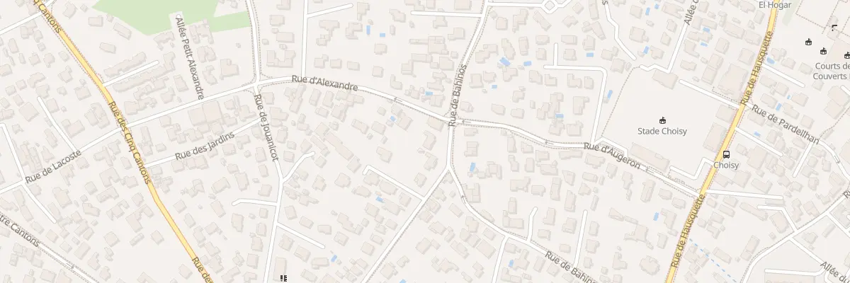 Plan du 21 Rue de Bahinos à Anglet