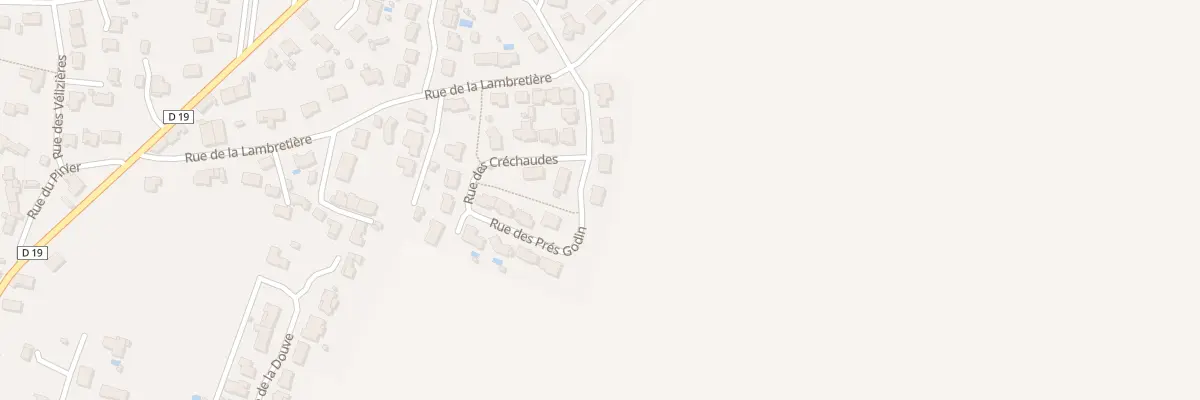 Plan du 8 Rue des Prés Godin à Saint-Hilaire-la-Forêt