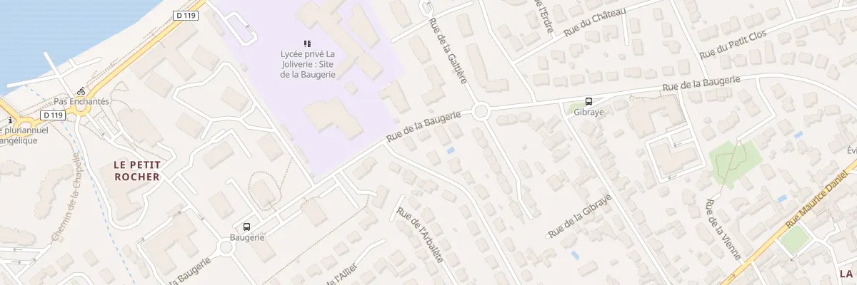 Plan du 40 Rue de la Baugerie à Saint-Sébastien-sur-Loire