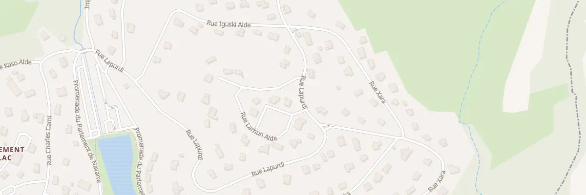 Plan du 25 Rue Lapurdi à Saint-Pée-sur-Nivelle