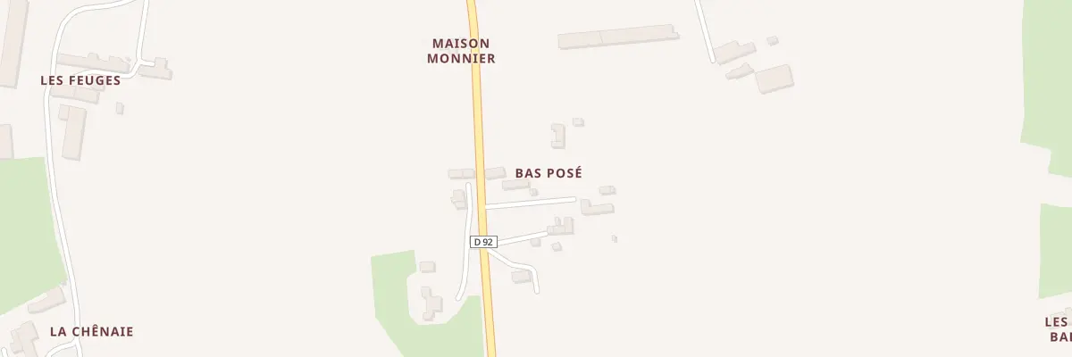 Plan du 19 Bas Pose à Noyal-sur-Vilaine