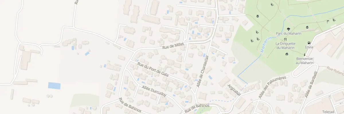 Plan du 8 Rue de Millet à Anglet
