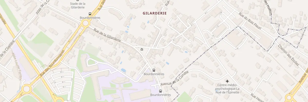 Plan du 178 Rue de la Gilarderie à Nantes