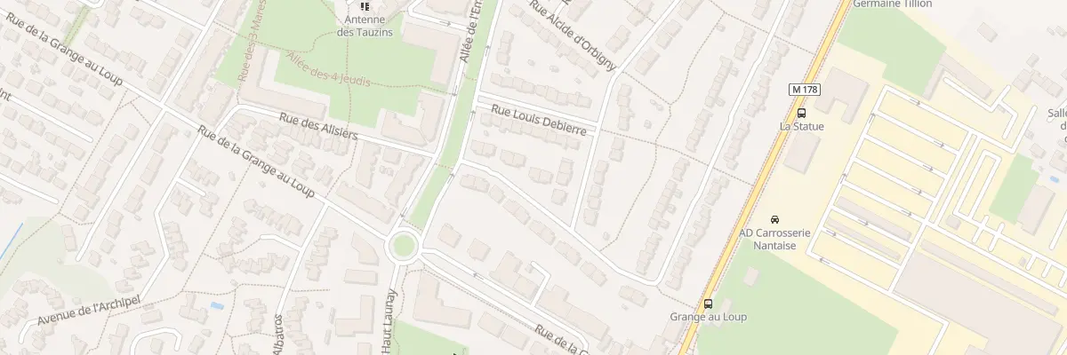 Plan du 9 Rue Jeanne la Corsaire à Nantes