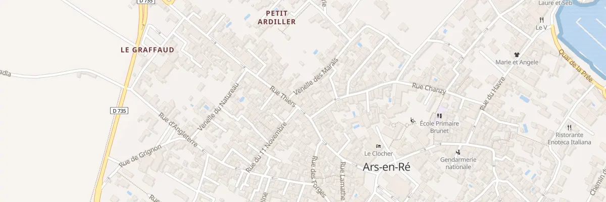 Plan du 46 Rue Thiers à Ars-en-Ré