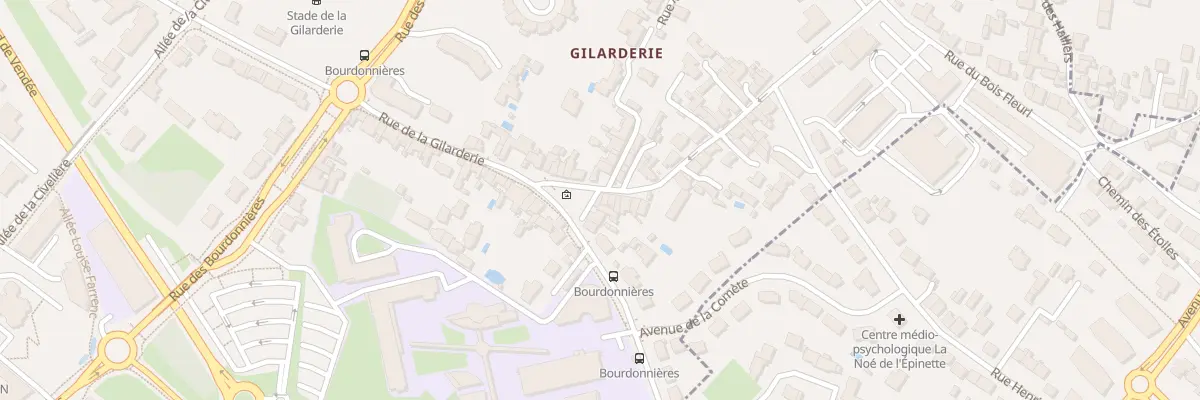 Plan du 176 Rue de la Gilarderie à Nantes