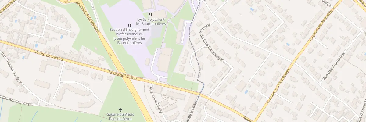 Plan du 23 Av du Clos Camberger à Nantes