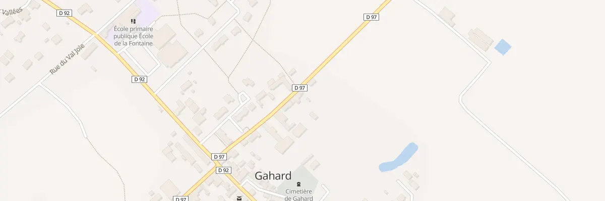 Plan du 11 Rue de la Rogerie à Gahard