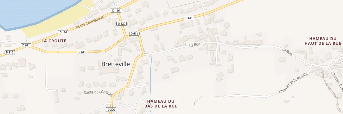 Plan du 6 La Rue à Bretteville