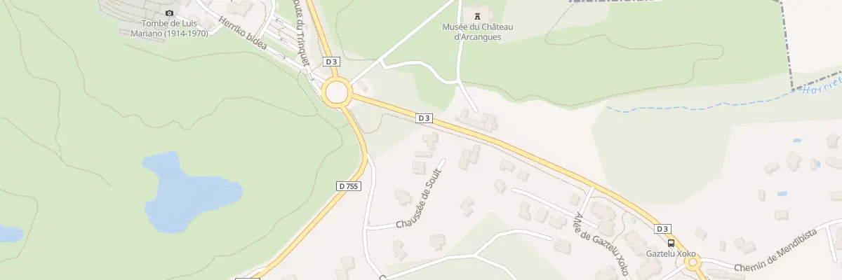 Plan du 1 Chs de Soult à Arcangues