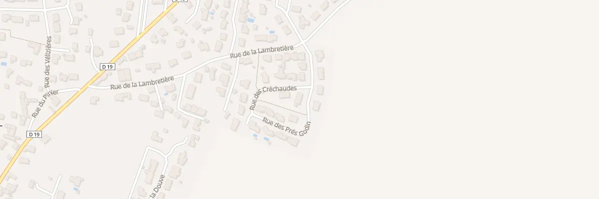 Plan du 2 Rue des Créchaudes à Saint-Hilaire-la-Forêt