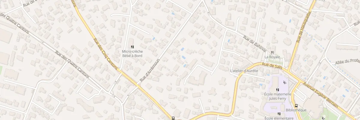 Plan du 12B Rue d’ Arremoun à Anglet