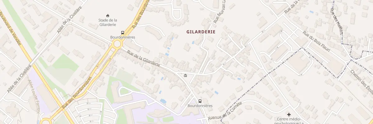 Plan du 151 Rue de la Gilarderie à Nantes
