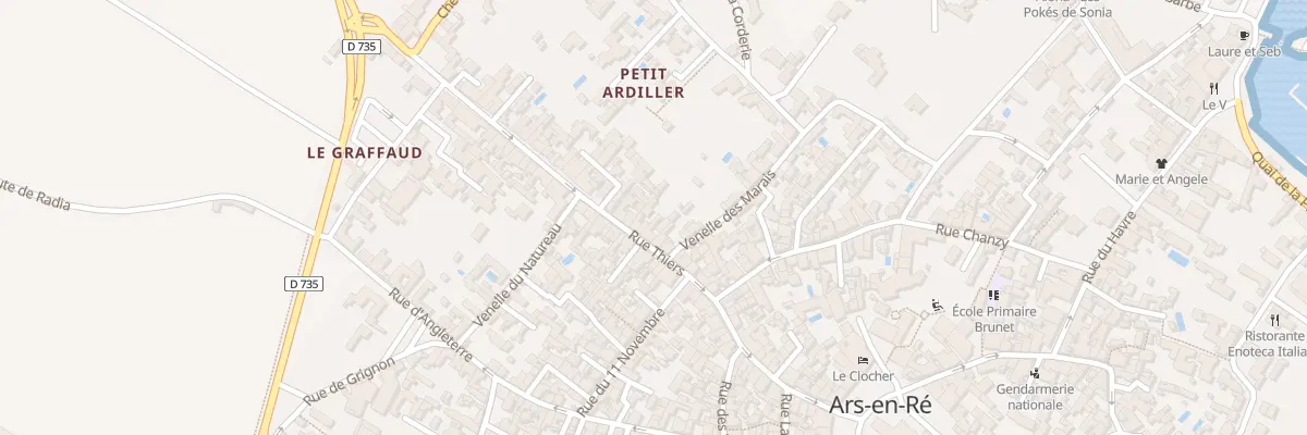 Plan du 58A Rue Thiers à Ars-en-Ré
