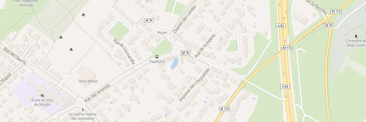 Plan du 56 Rue des Arrentés aux Sorinières