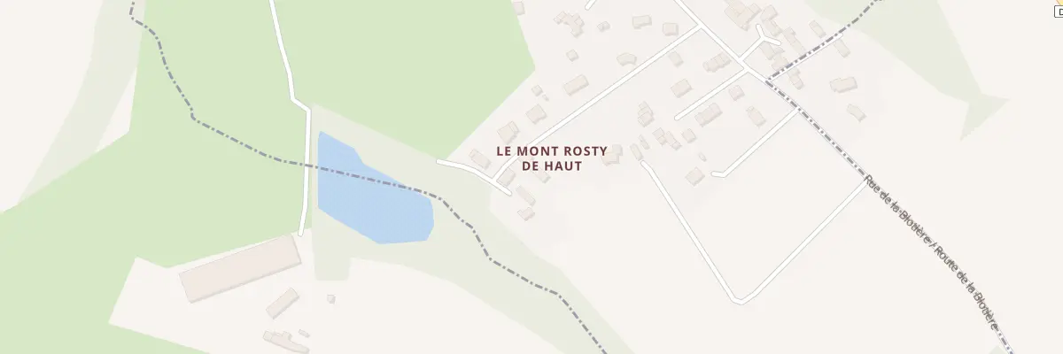 Plan du 5234 Le Mont Rosty de Haut à Saint-Planchers