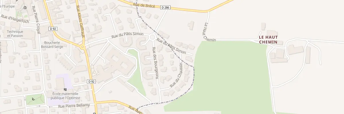 Plan du 2 Rue du Chaussin à Noyal-sur-Vilaine