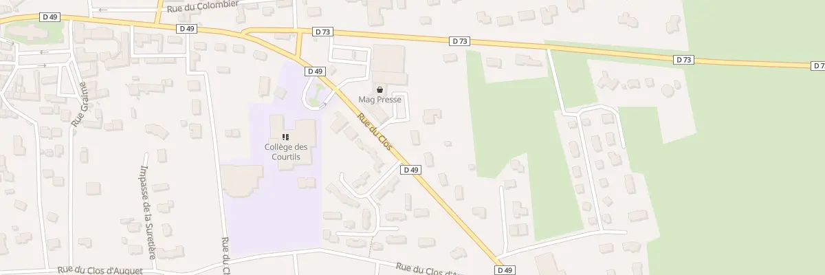 Plan du 7 Rue du Clos à Montmartin-sur-Mer