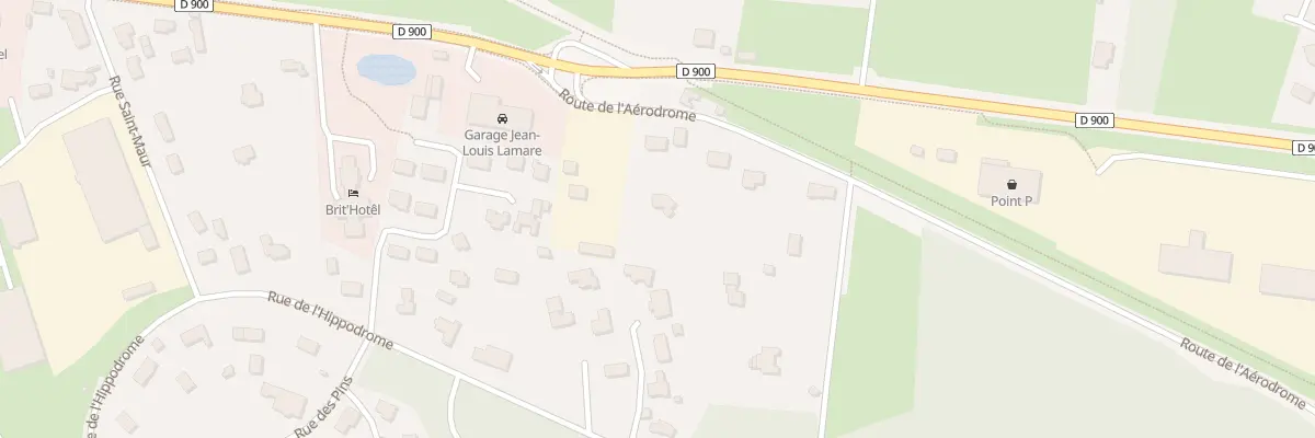 Plan du 8 Rte de l’Aérodrome à Lessay