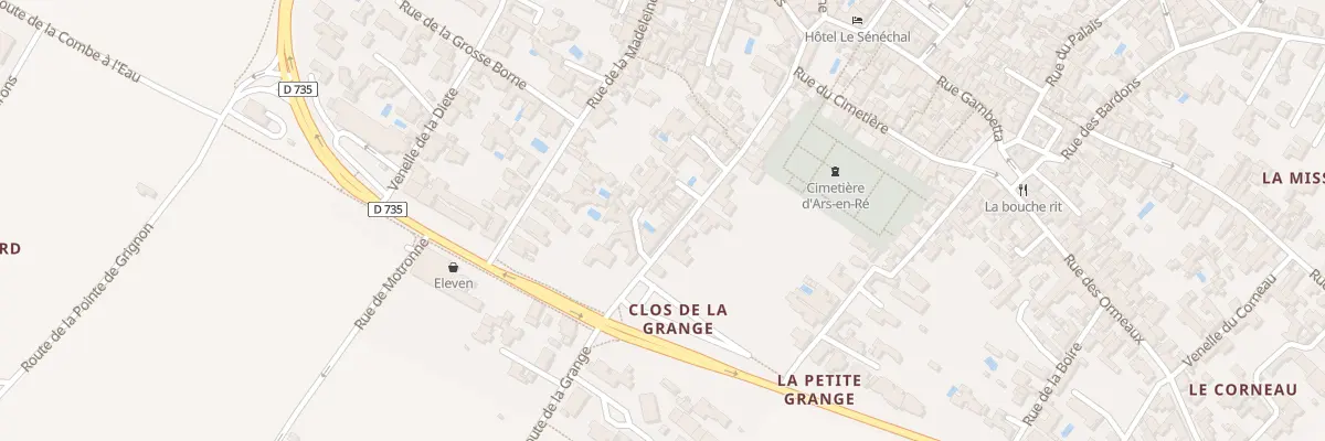 Plan du 34B Rue de la Grange à Ars-en-Ré