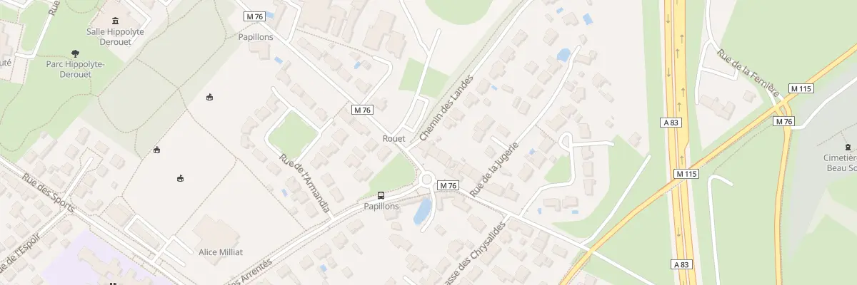 Plan du 47 Rue des Papillons aux Sorinières