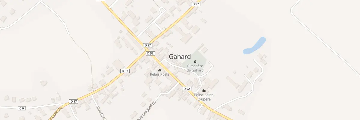 Plan du 5 Rue de la Chapelle à Gahard