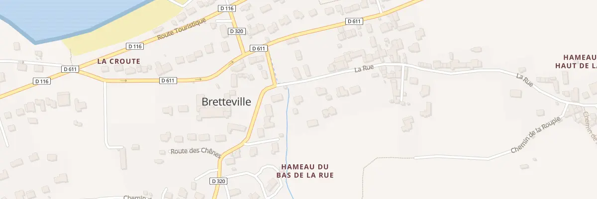 Plan du 2 La Rue à Bretteville