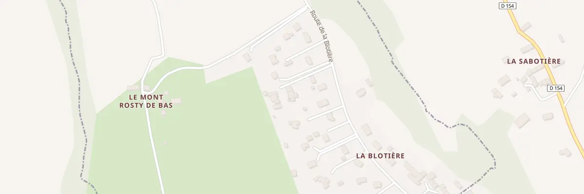 Plan du 7C Le Mont Rosty de Bas à Saint-Planchers