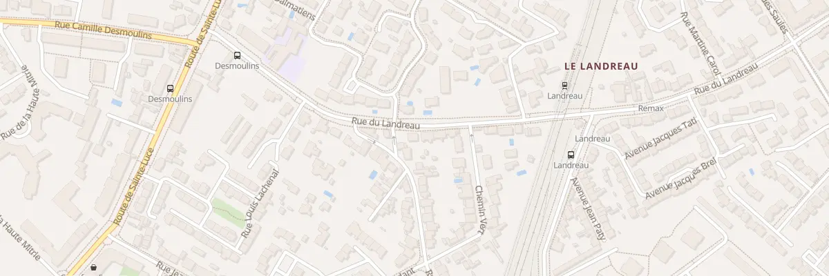 Plan du 32 Rue du Landreau à Nantes