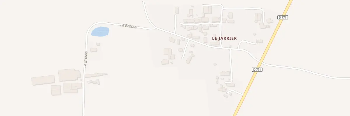 Plan du 25 Le Jarrier à Treffieux