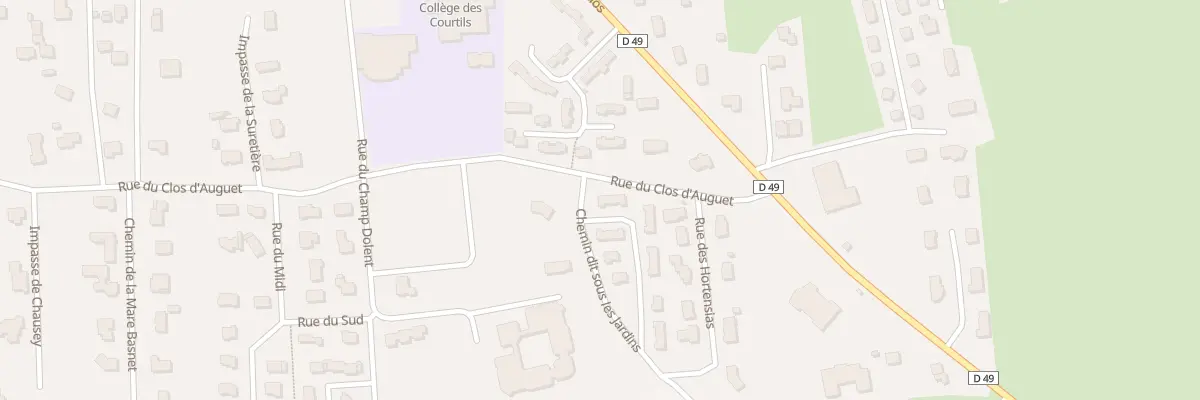 Plan du 1 Rue du Clos des Jardins à Montmartin-sur-Mer