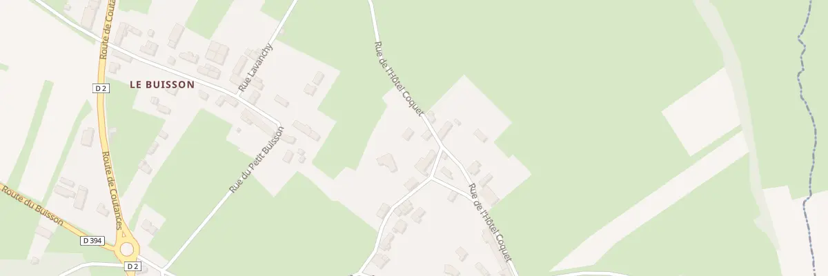 Plan du 185 Rue de l’Hôtel Coquet à Créances
