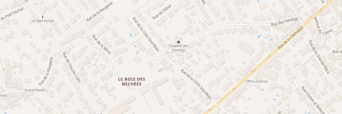 Plan du 22 Rue de la Croix Sourdeau à Saint-Sébastien-sur-Loire