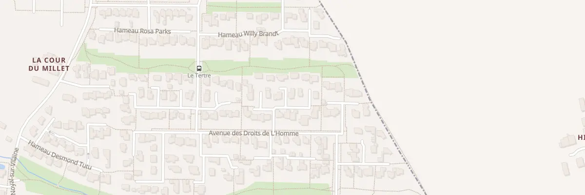 Plan du 20 Ham Nelson Mandela à Domloup