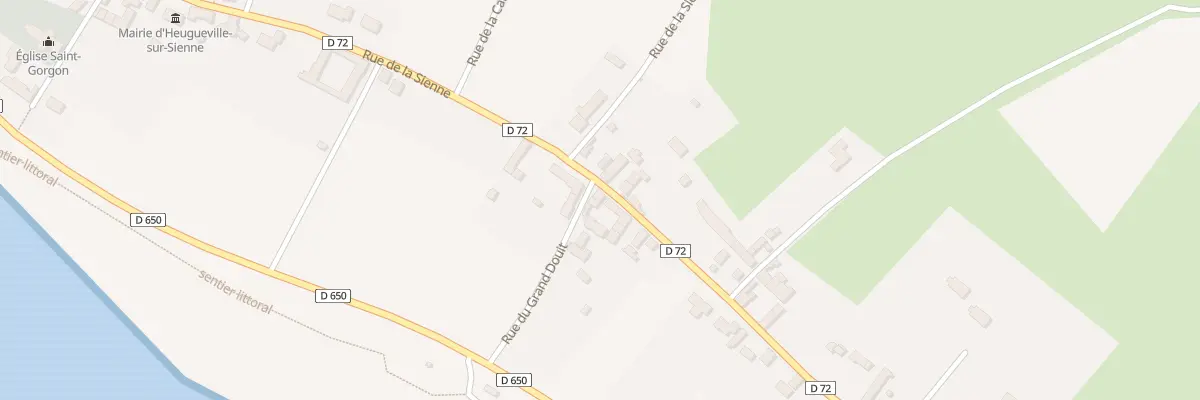 Plan du 1 Rue du Grand Douit à Heugueville-sur-Sienne