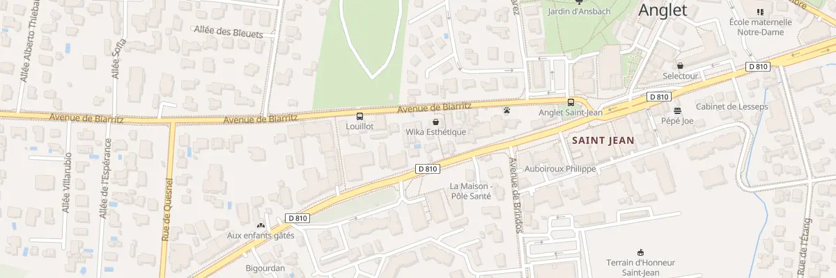Plan du 25 Av de Biarritz à Anglet