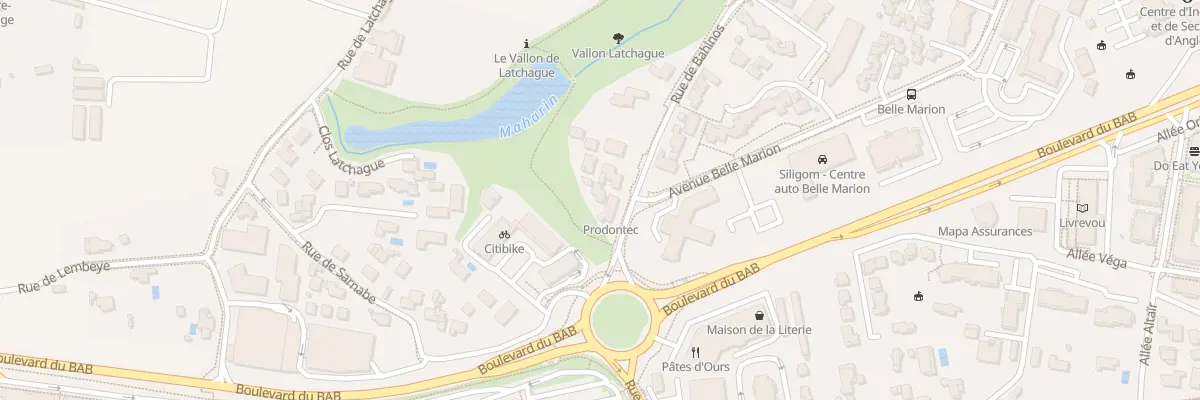 Plan du 95 Rue de Bahinos à Anglet