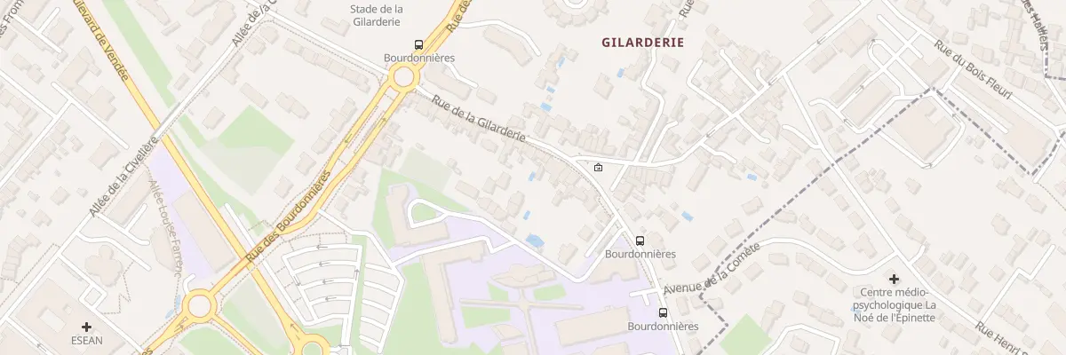 Plan du 158 Rue de la Gilarderie à Nantes